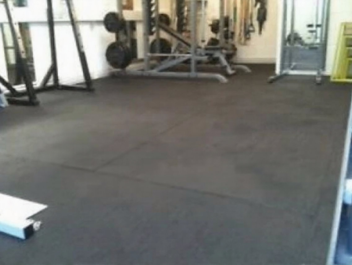 Heavy Duty Large Rubber Gym Mat Comercial Flooring 12mm Thick