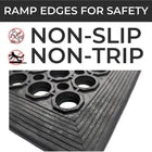 Rubber Door Entrance Mat Safety Non-Slip Anti-Fatigue Heavy Duty - 150cm x 90cm