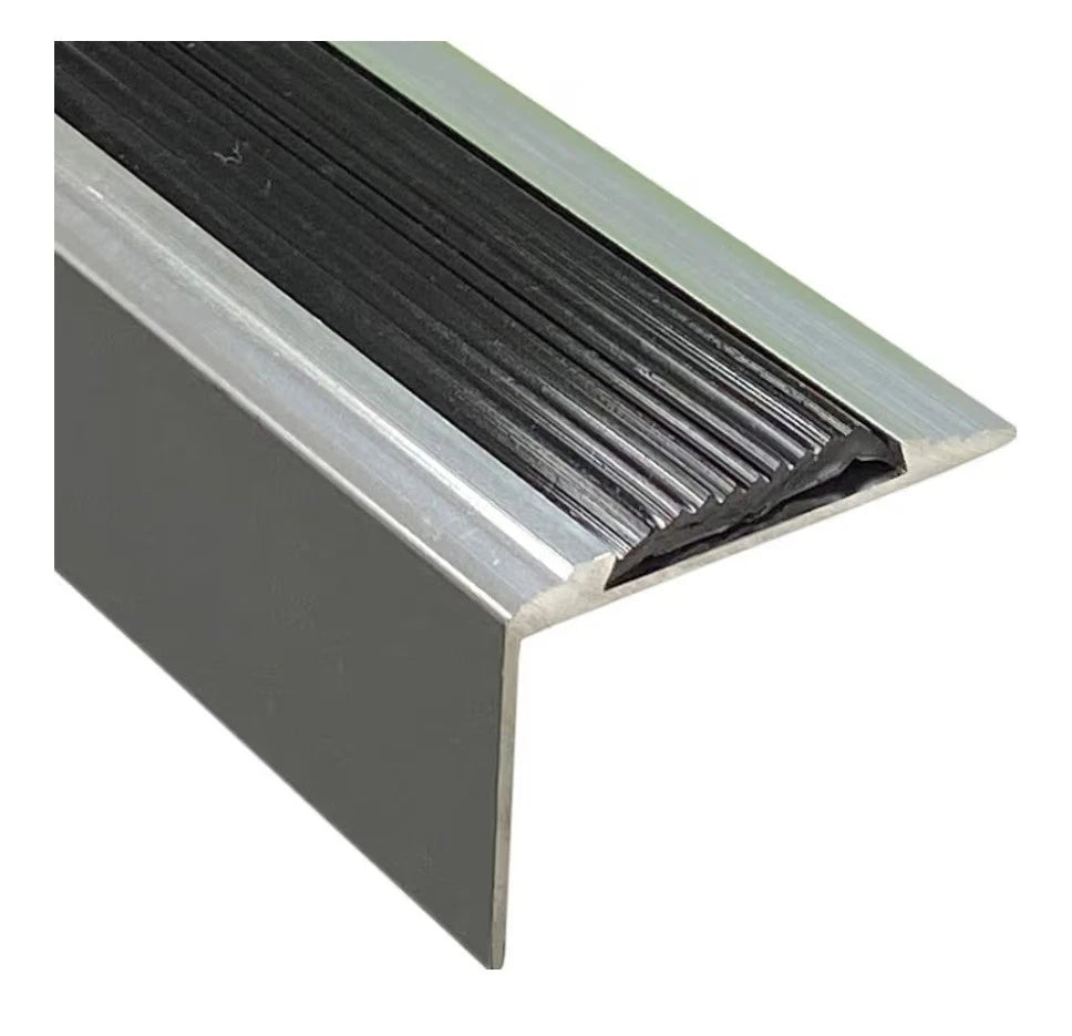 5 x V1 Stair Nosing Trim 3ft / 0.9metres Grey Anti-Slip (NEW) RRP £135 - SALE