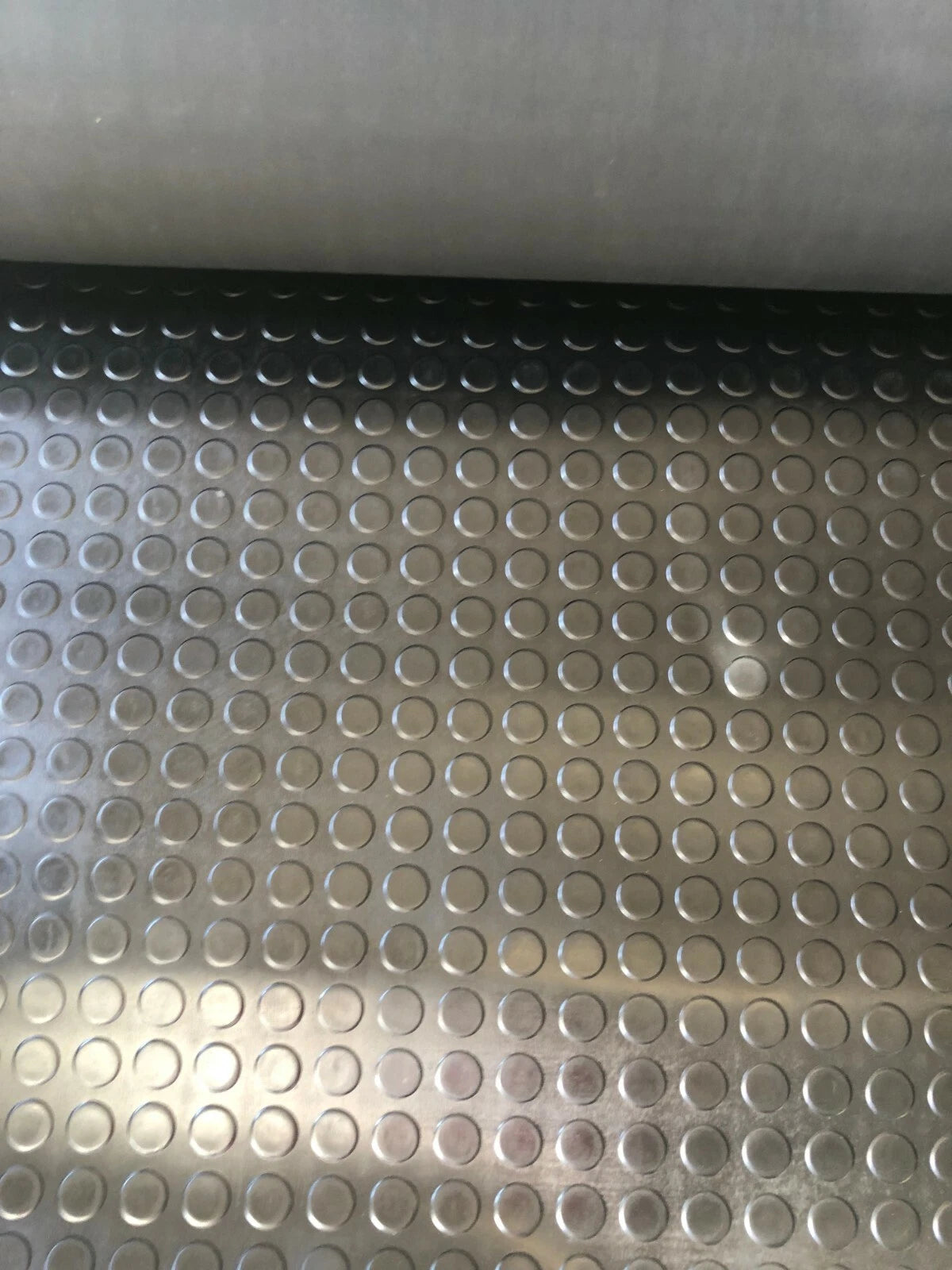 Stud / Penny Coin Rubber Flooring Matting Garage, Van Car Roll mat 5mm 2m wide