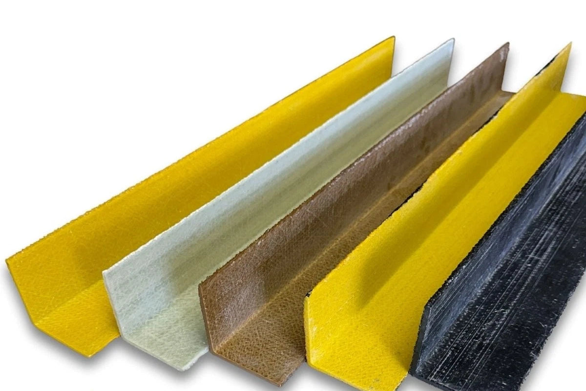 GRP Stair Tread Nosings - Non-Slip Step Edge Heavy-Duty step protection - White