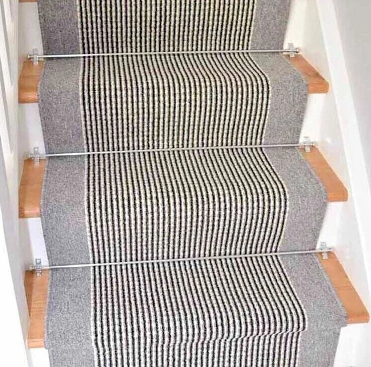 Grey Rug Stairs Runner Rugs Very Long For Stairways Tough Wearing Stair Carpets
