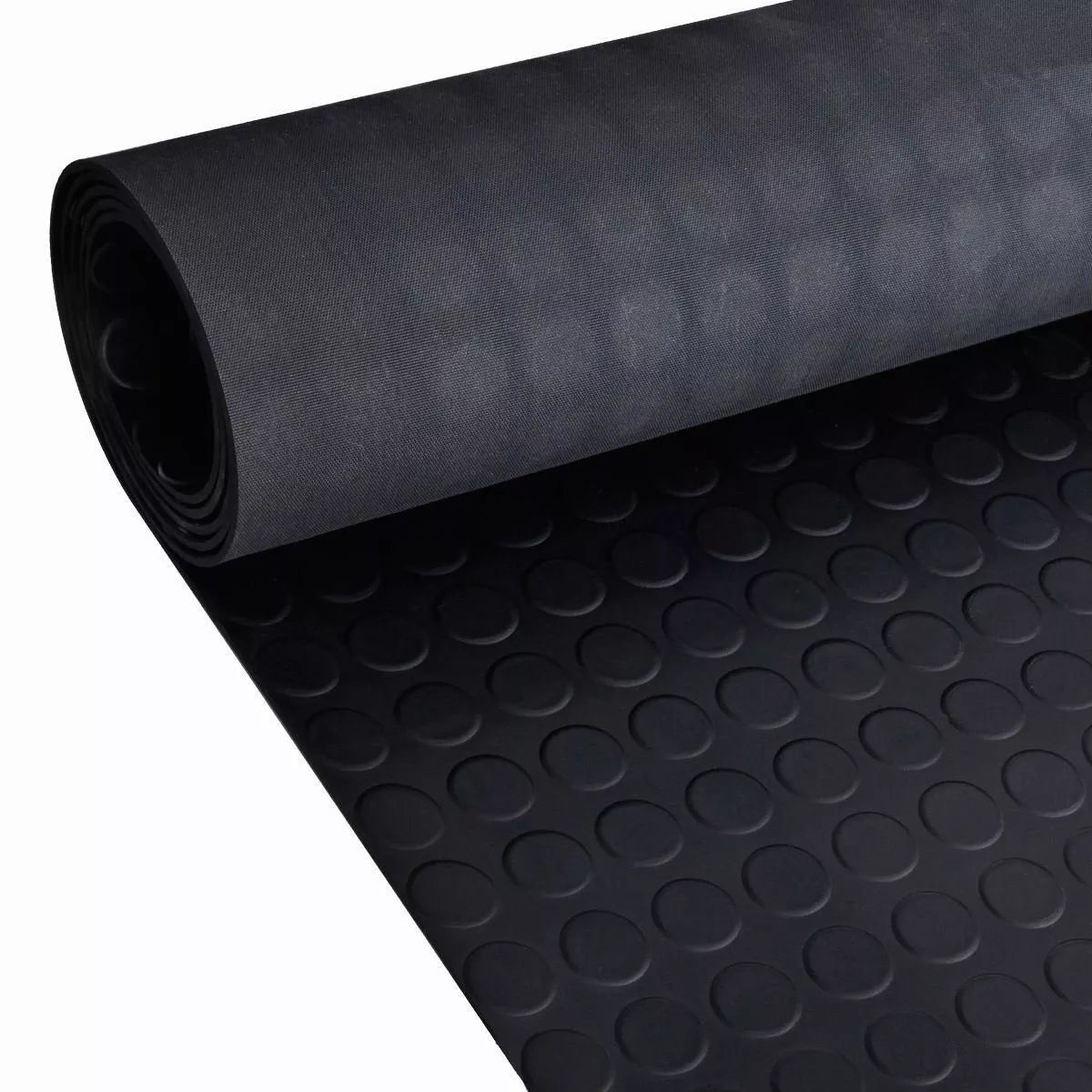 Coin Penny Rubber Flooring Matting Roll Heavy-Duty Non-Slip Garage Van Shed Car