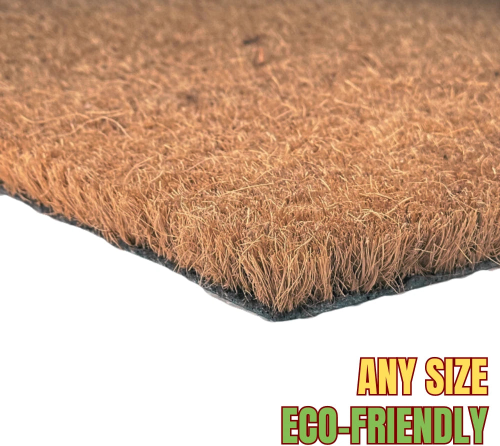 Heavy Duty Coir Entrance Matting - Lifts Dirt - Foyer Lobby Reception Door Mat