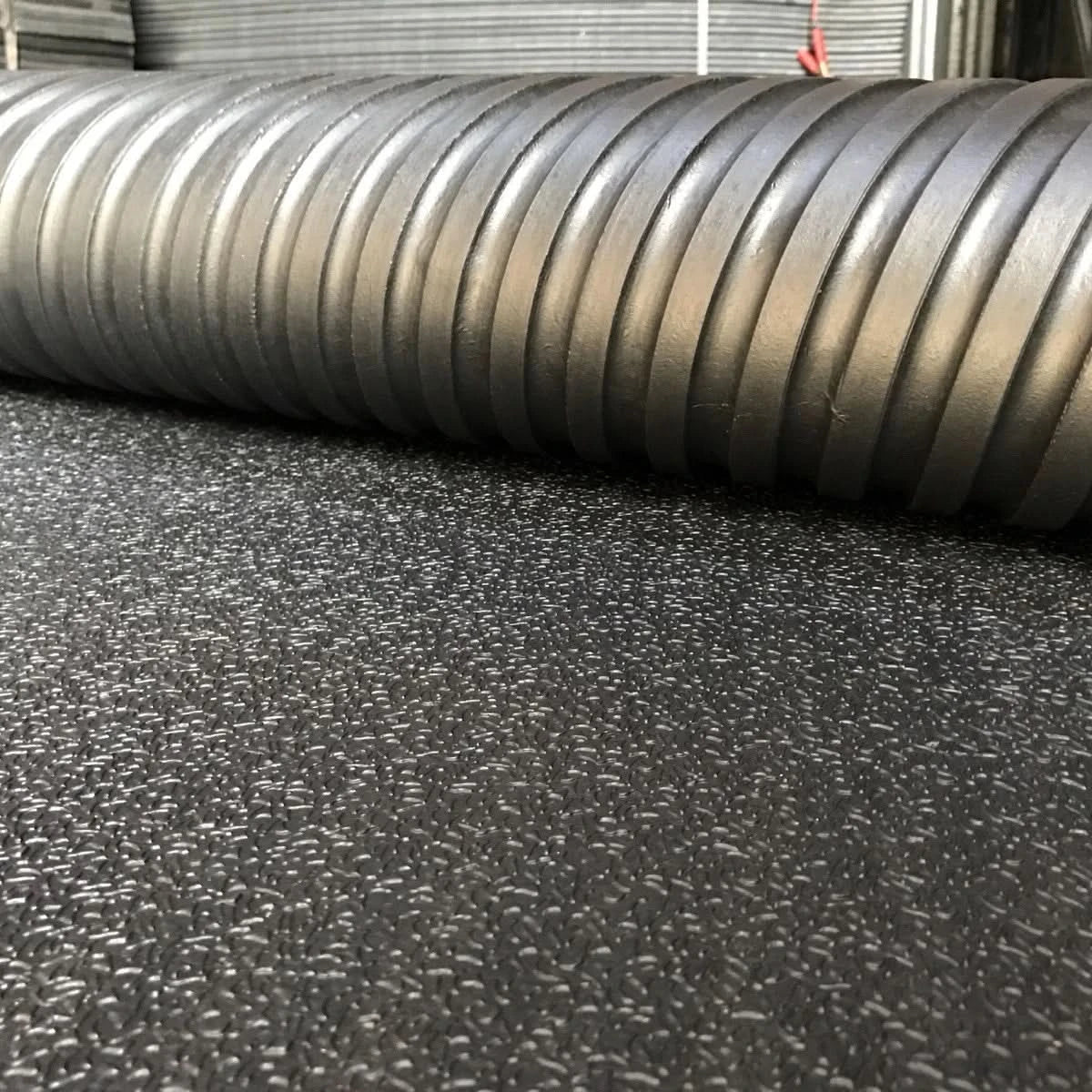 Rubber Floor Gym mats, Commercial Flooring 12mm(6x4) Foot Amoeba Top Design