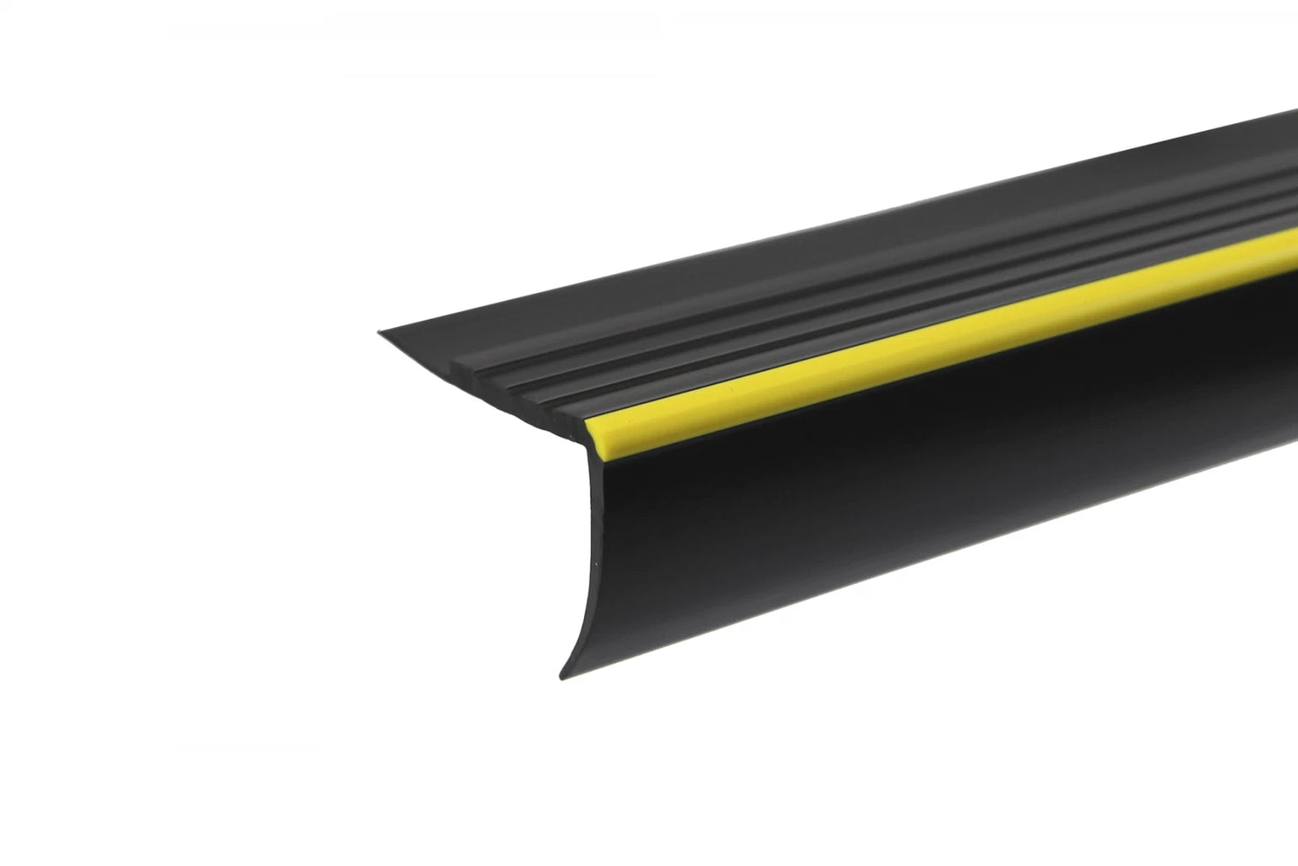 Stair Nosing Rubber Bullnose 118cm Non-Slip 40x40mm Step Edge Trim Cover RDO