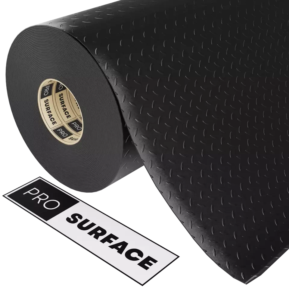 Heavy Duty Rubber Flooring Garage Matting Non Slip Industrial Work Gym Van Shed | 2 Metre Length