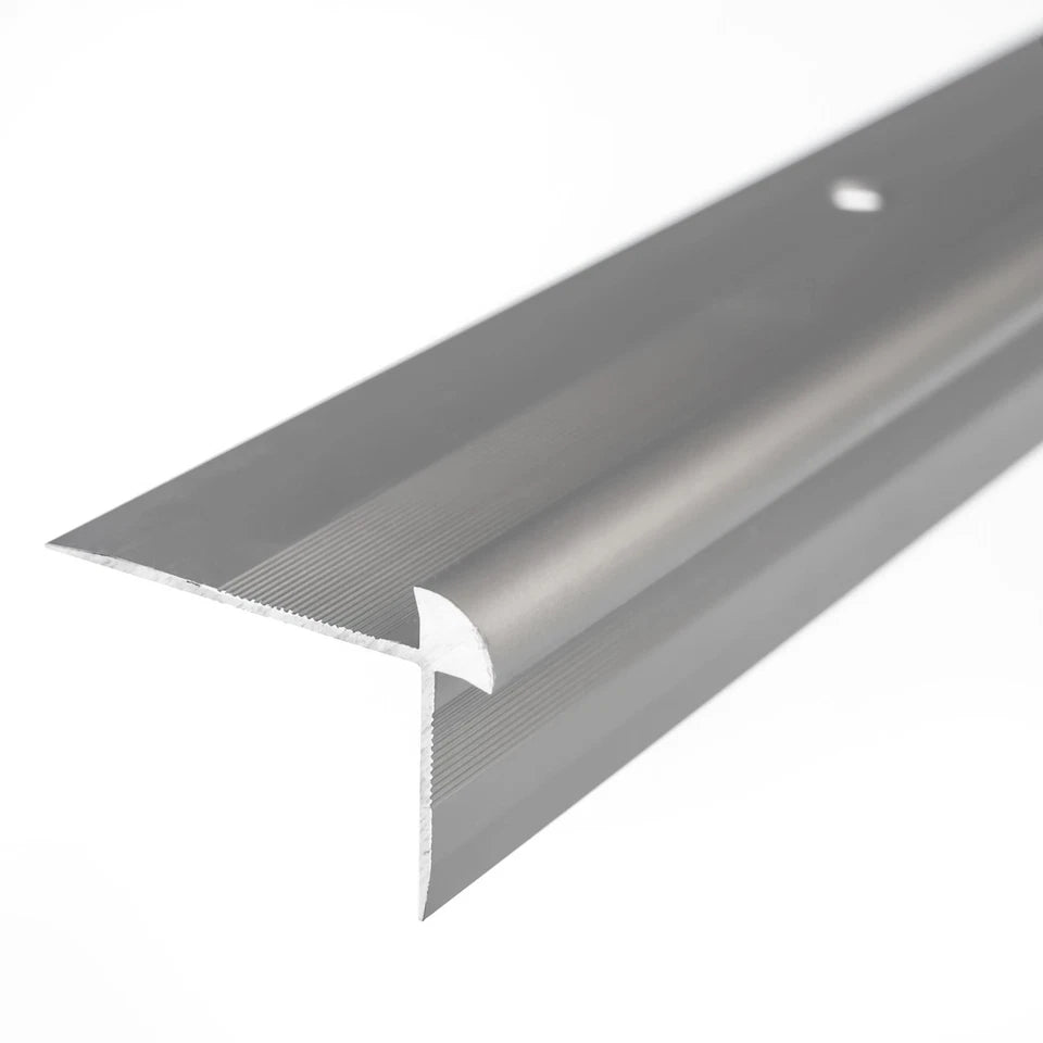 Stair Nosing Edge Vinyl Flooring Aluminium Profile Trim LVT C29 900mmx42mmx28mm