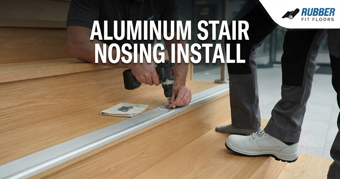 How to Install Aluminum Stair Nosing on Wooden Stairs