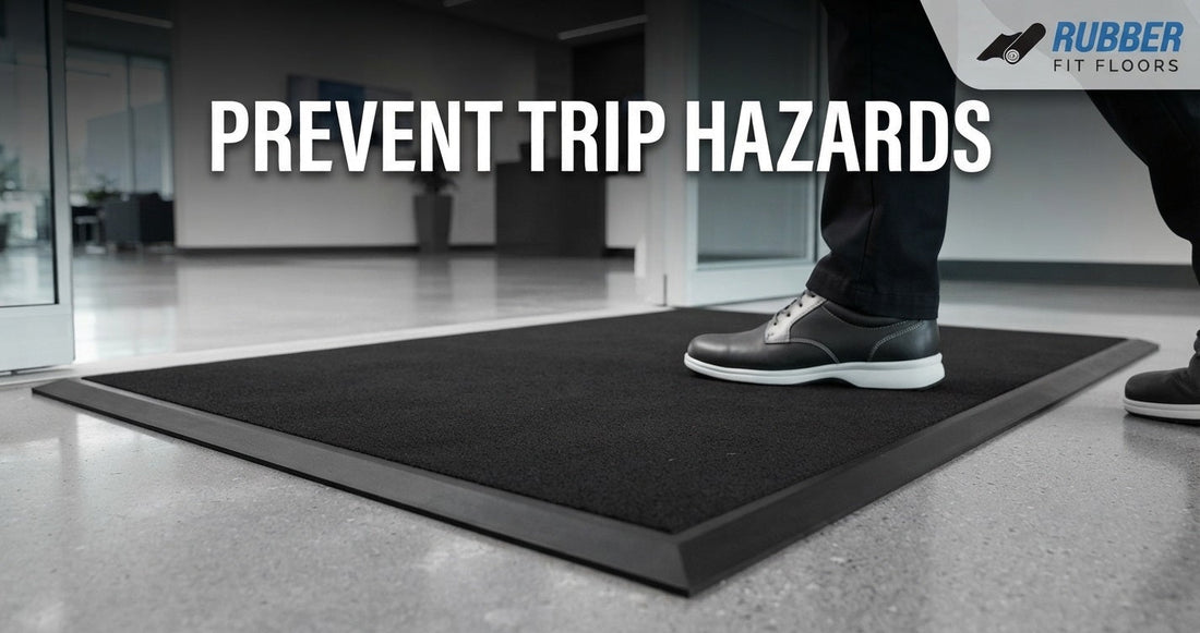 How to Prevent Trip Hazards Around Rubber Mats and Raised Edges