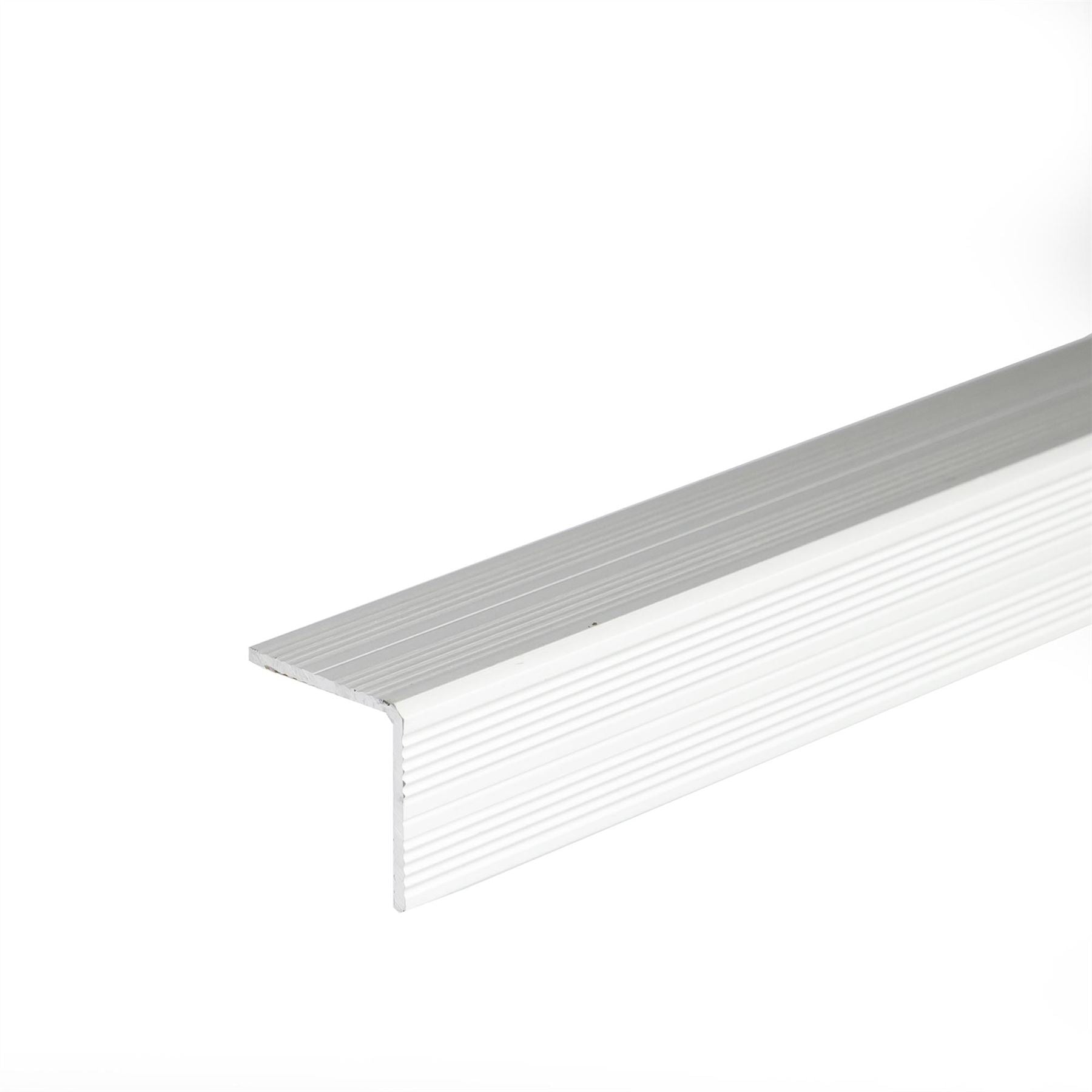 Stair nosing edging aluminium Self-adhesive anti non slip corner 900x25x25mm