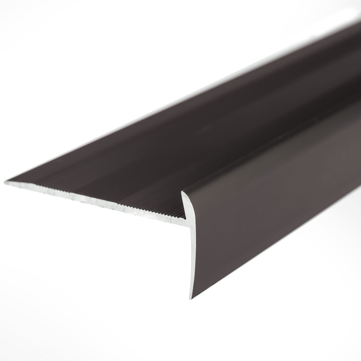 Edge Vinyl Profile Trim LVT C27 900x44mm Anodised Aluminium Stair Nosing