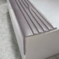 Stair Edge Trim 20FT Vinyl Rubber Stair Nosing for Stairs [Black,0.98 Inch]