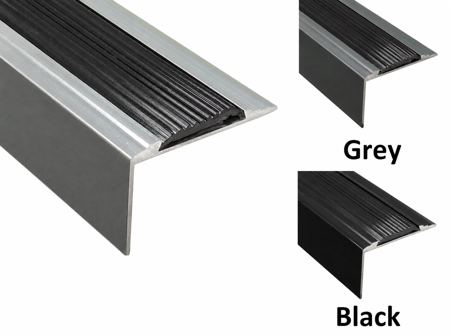 Aluminium Stair Nosing Edge Trim Step Nose Edging Nosings Carpet