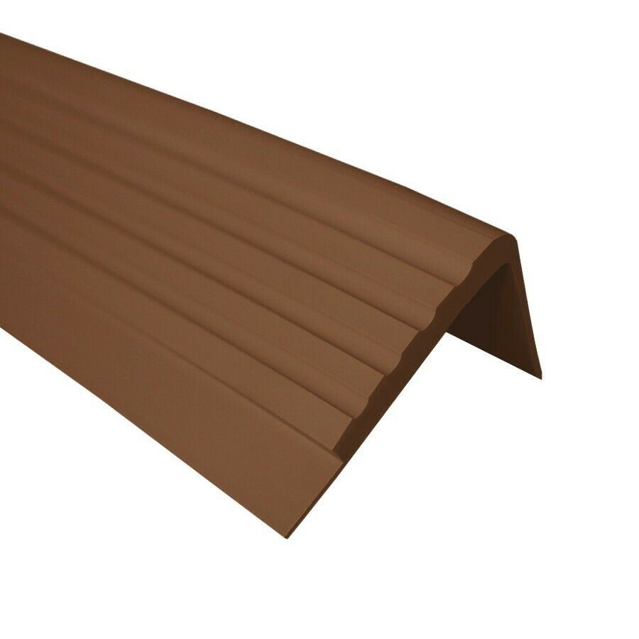 Stair Anti Non Slip Nosing Rubber Angle Step Edge Trim PVC