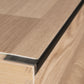 Edge Vinyl Profile Trim LVT C27 900x44mm Anodised Aluminium Stair Nosing