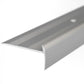 Edge Vinyl Profile Trim LVT C27 900x44mm Anodised Aluminium Stair Nosing