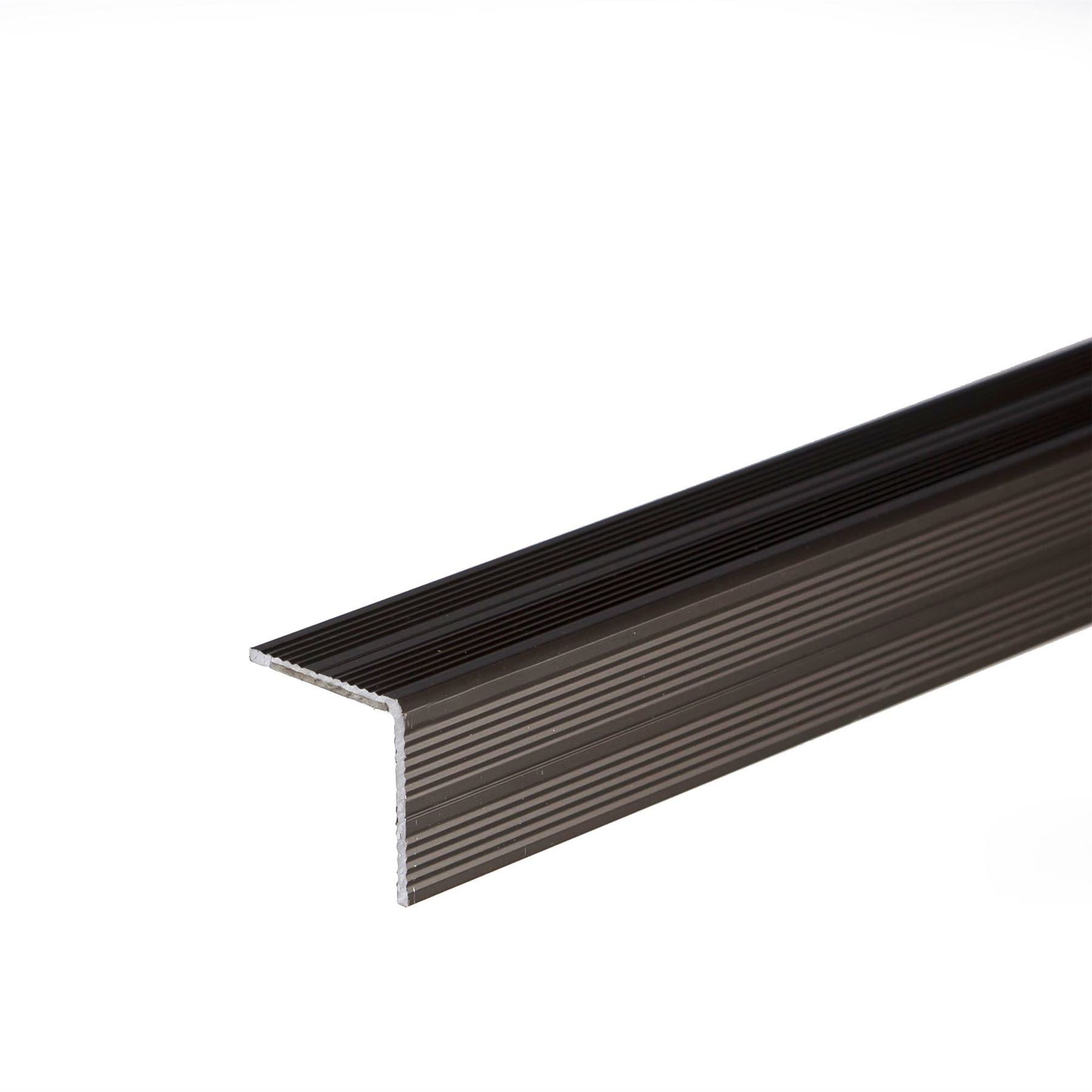 Stair nosing edging aluminium Self-adhesive anti non slip corner 900x25x25mm