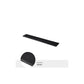 43mm Rubber Heavy Duty Gym Tile Ramped Edge | 1080w x 160d mm | Black