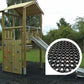 12 x Rubber Playground Swings Safety Mats | 16mm Grass Matting