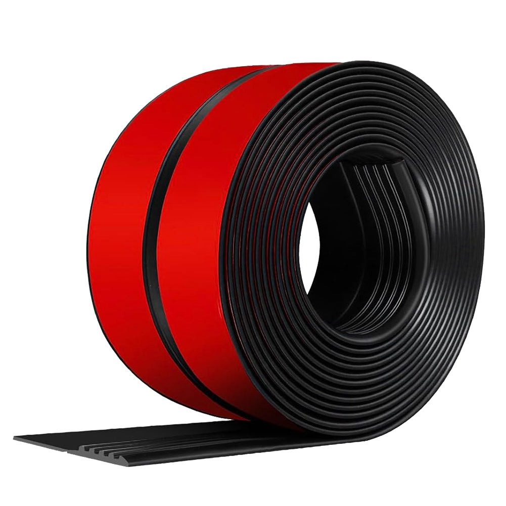 1X(Stair Edge Trim Self Adhesive Stair Nosing Molding Trim Non-Slip Rubber8012