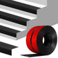 1X(Stair Edge Trim Self Adhesive Stair Nosing Molding Trim Non-Slip Rubber8012