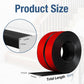 1X(Stair Edge Trim Self Adhesive Stair Nosing Molding Trim Non-Slip Rubber7682