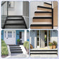 1X(Stair Edge Trim Self Adhesive Stair Nosing Molding Trim Non-Slip Rubber8012