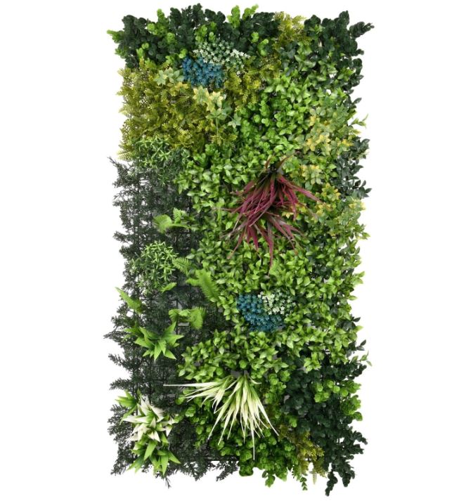 Artificial Plant Wall Panels Realistic Indoor/Outdoor-50CM X 100CM - Glade Bloom