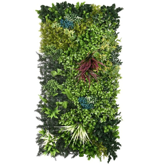 Artificial Plant Wall Panels Realistic Indoor/Outdoor-50CM X 100CM - Glade Bloom