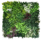 Artificial Plant Wall Panels Realistic Indoor / Outdoor Large 1m x 1m Wordsworth