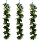 Artificial Hanging Plants Vines Leaves-Pack of 3 -60cm Long-Bougainvillea Beige