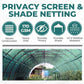 Garden Balcony Privacy Fence Screening Shade Netting - Heavy Duty 170 GSM