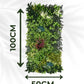 Artificial Plant Wall Panels Realistic Indoor/Outdoor-50CM X 100CM - Glade Bloom