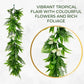 Artificial Hanging Plants Vines Leaves-Pack of 3 -60cm Long- Hawaii