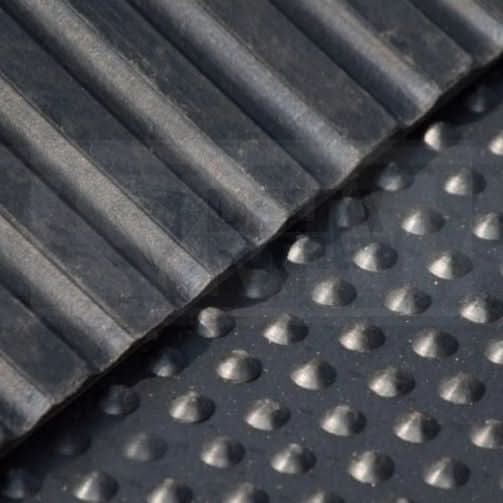 Gym Rubber Flooring mat, Bubble design, 6ftx4ftx12mm, 25kg Special Price