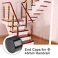 Safe and Comfortable Grip Handrail End Cap for 45mm Round Stair Treads (4pcs)