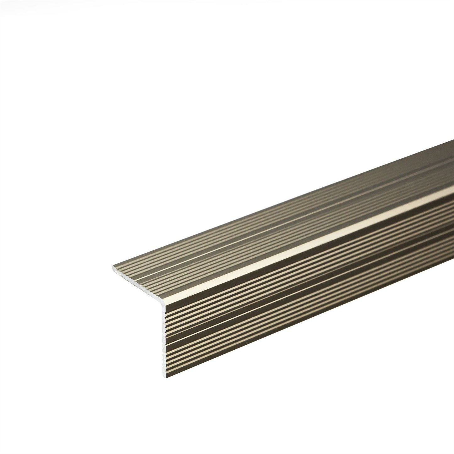 Stair nosing edging aluminium Self-adhesive anti non slip corner 900x25x25mm