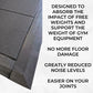 Rubber Gym Floor Tiles | 8 Mat Pack Of Heavy Duty 14mm Interlocking 900 x 900mm