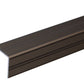 Stair nosing edging aluminium Self-adhesive anti non slip corner 900x25x25mm