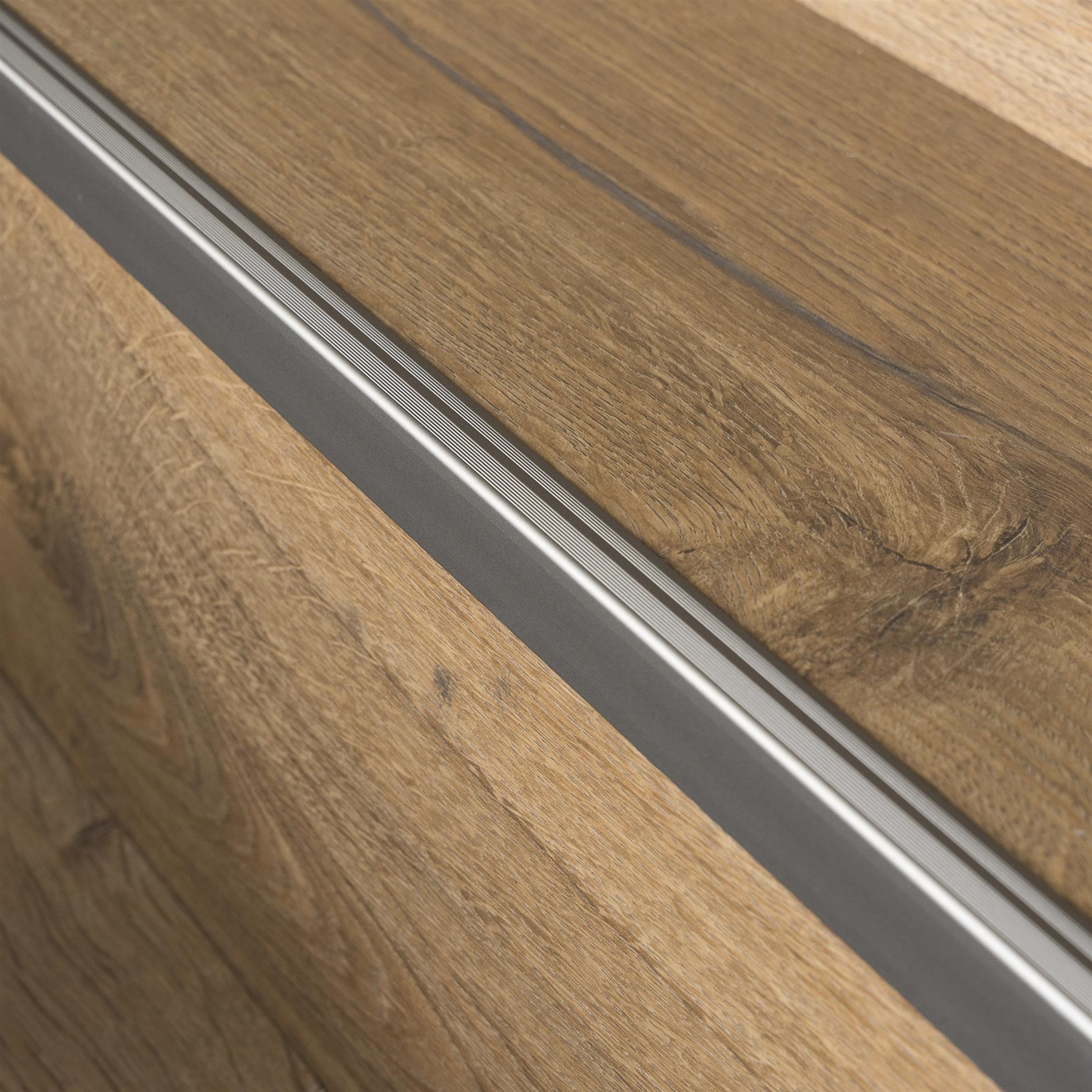 Stair nosing edging aluminium laminat carpet corner edge trim bar 900x16x23x8mm