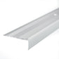 Edge Vinyl Profile Trim LVT C25 900x44mm Anodised Aluminium Stair Nosing