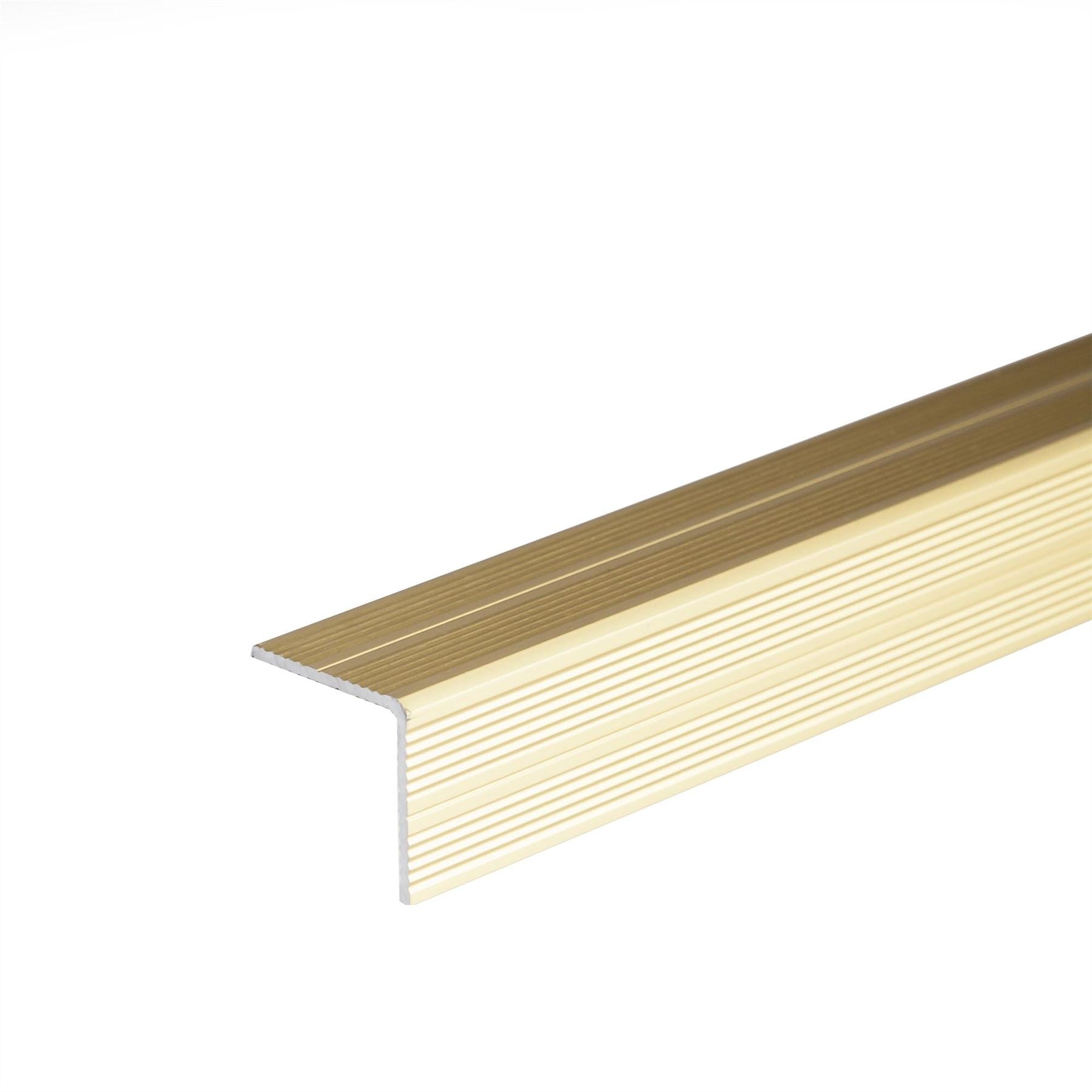 Stair nosing edging aluminium Self-adhesive anti non slip corner 900x25x25mm