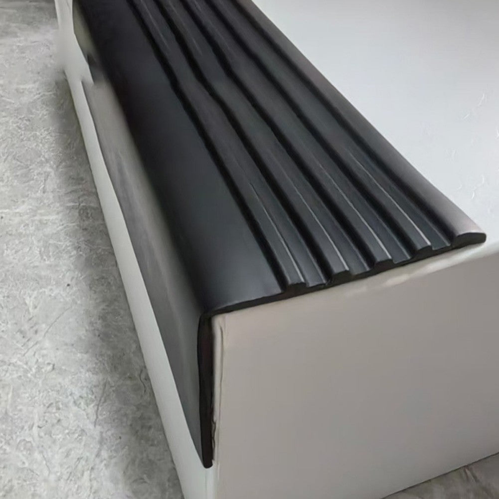 Stair Edge Protector 3 3FT NonSlip Trim for Safety Installation Vinyl Rubber