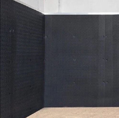 Stables Wall Mats & Fixings Horses Livestock Soft Black EVA 10mm x 1.8M x 1.2M