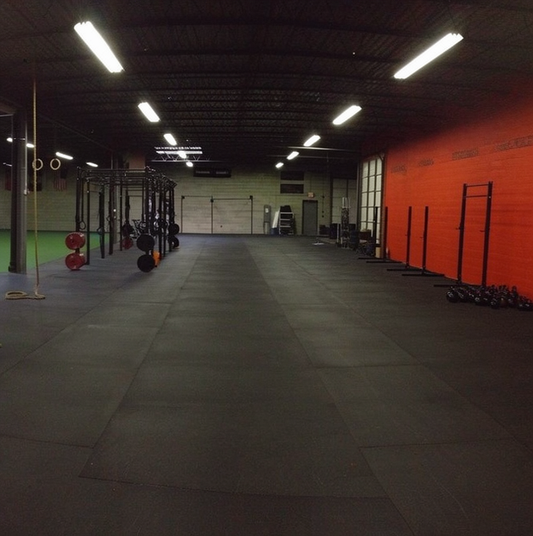 Heavy Duty Rubber Gym Mat 12mm Smooth Commercial Grade Flooring 1.8M x 1.2M 28kg