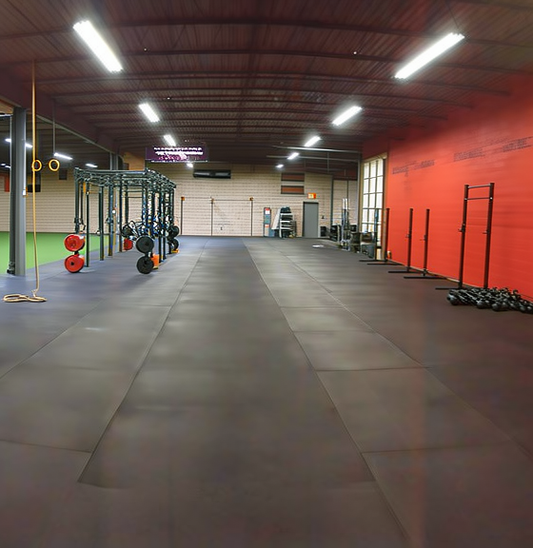 Heavy Duty 17mm Smooth Black Rubber Gym Mat Commercial Grade Flooring