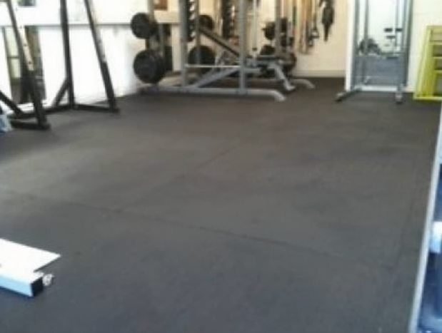 Heavy Duty Large Rubber Gym / Crossfit Mat Commercial Flooring 18mm