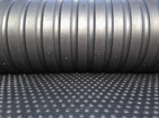 6 x Bubble Top Heavy Duty Rubber Stable Mats 6ft x 4ft 18mm Horse Matting