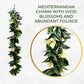 Artificial Hanging Plants Vines Leaves-Pack of 3 -60cm Long-Bougainvillea Beige